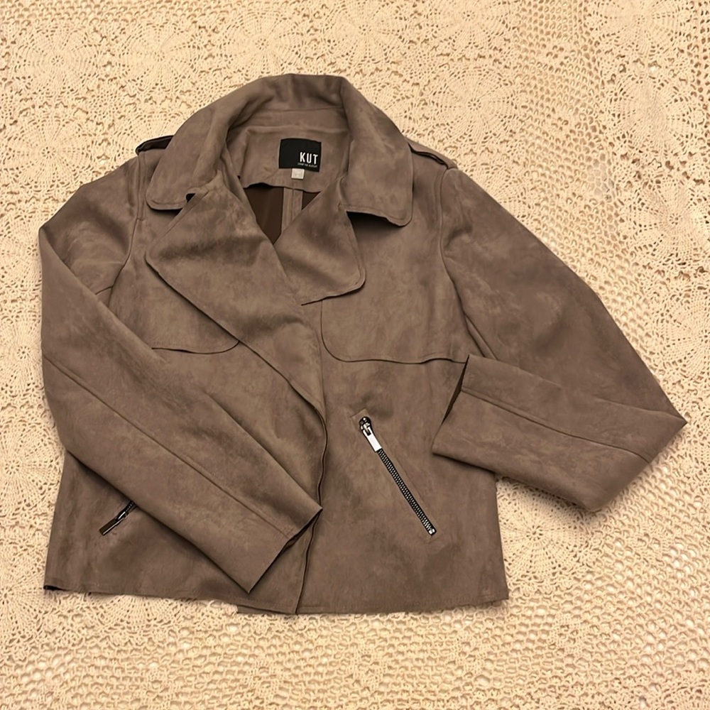 Kut from the cloth women’s vegan suede jacket size small
